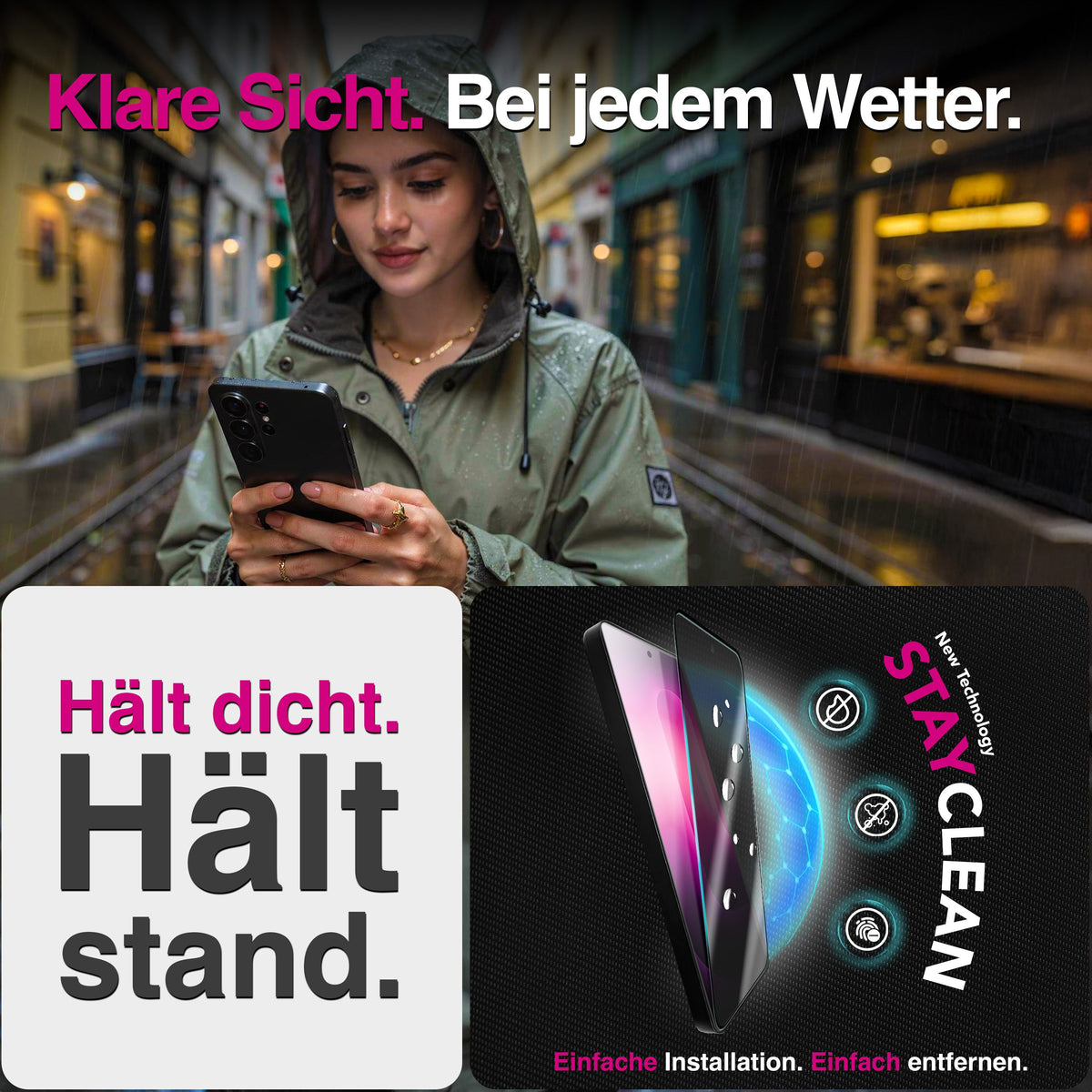 NALIA Blickschutzglas für Samsung Galaxy S26 Ultra – Härte 9H & Robust – ANTISPYX (Privacy Full-Cover) – Marke aus Berlin