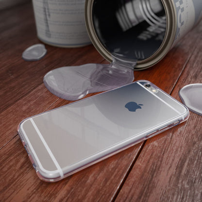 NALIA 360 Grad Handyhülle kompatibel mit iPhone 6 6S, Full Cover Vorne & Hinten Rundum Doppel-Schutz, Dünnes Ganzkörper Case Silikon Etui, Transparente Display Schutz-Hülle & Rückseite - Transparent