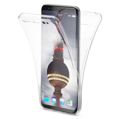 NALIA 360 Grad Hülle kompatibel mit Samsung Galaxy S8 Plus, Full Cover Rundum Doppel-Schutz Handyhülle Dünn, Ganzkörper Silikon Case Transparente Schutzhülle Vorne & Hinten Schale