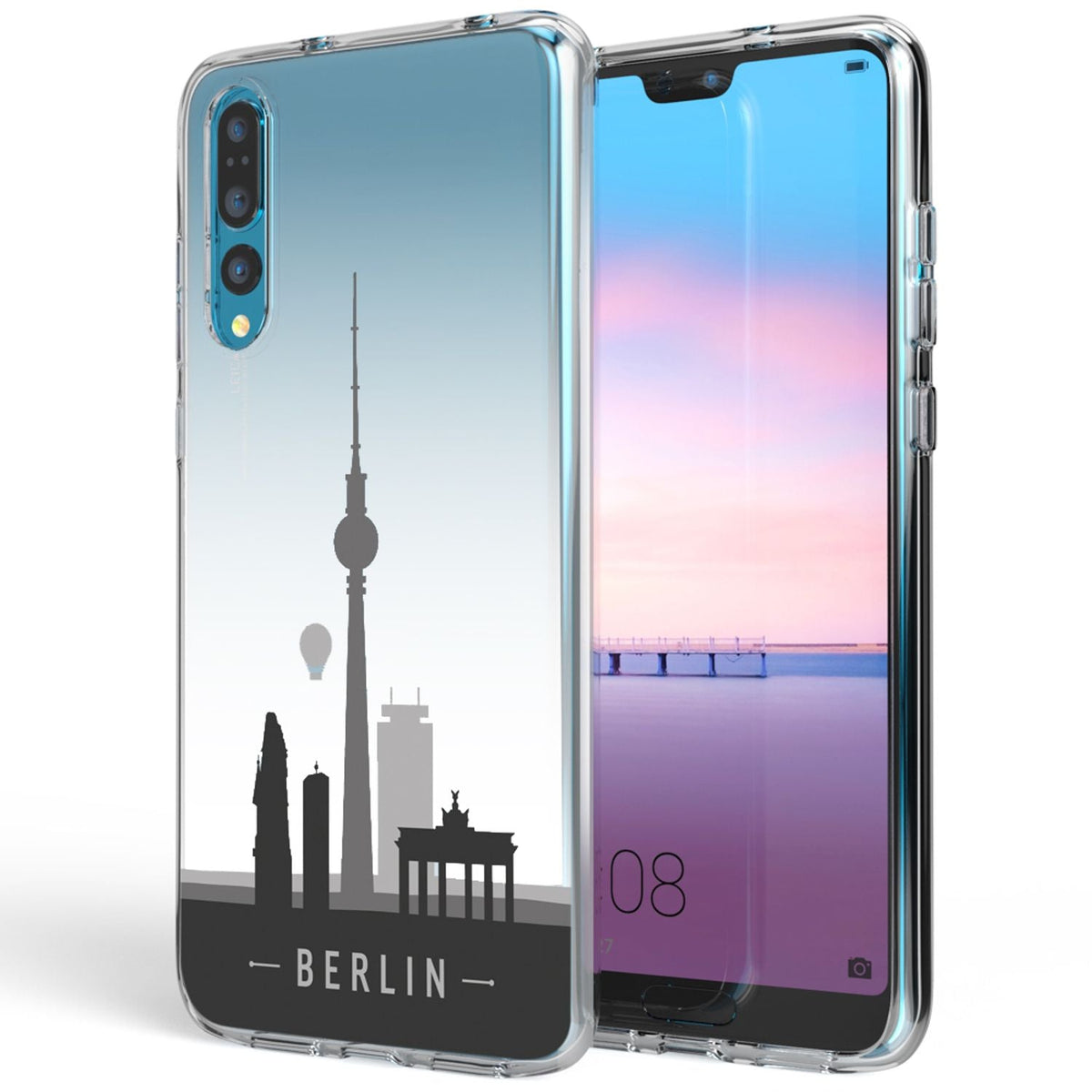 NALIA Handyhülle kompatibel mit Huawei P20 Pro, Slim Silikon Motiv Case Crystal Schutzhülle Dünn Durchsichtig, Etui Handy-Tasche Back-Cover Transparent Bumper