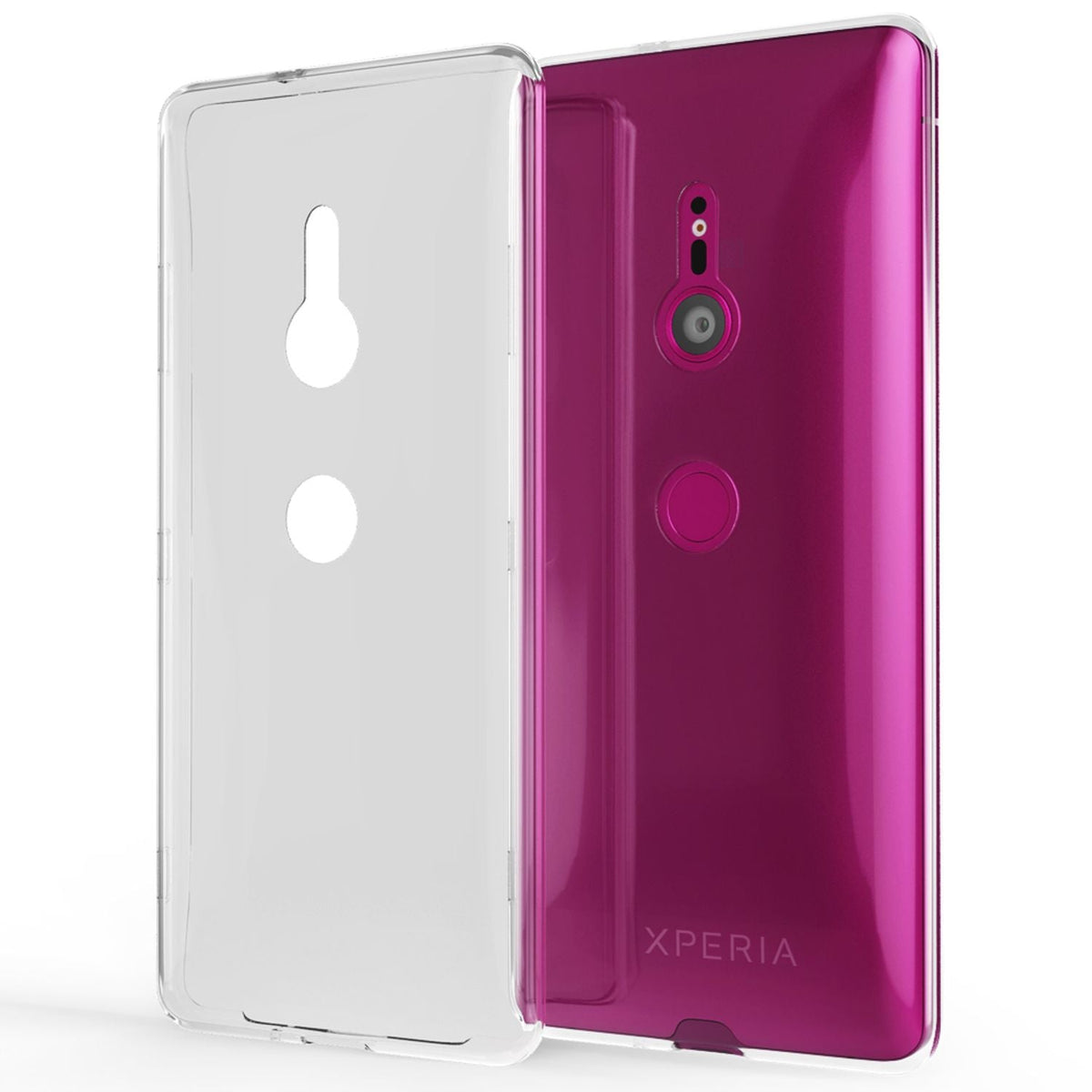 NALIA Transparente Silikonhülle für Sony Xperia XZ3 – Anti-Gelb & Rutschfest – GLAZE (Handyhülle Kristallklar, Schlank & Stoßfest) – Marke aus Berlin
