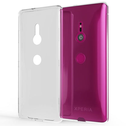 NALIA Transparente Silikonhülle für Sony Xperia XZ3 – Anti-Gelb & Rutschfest – GLAZE (Handyhülle Kristallklar, Schlank & Stoßfest) – Marke aus Berlin