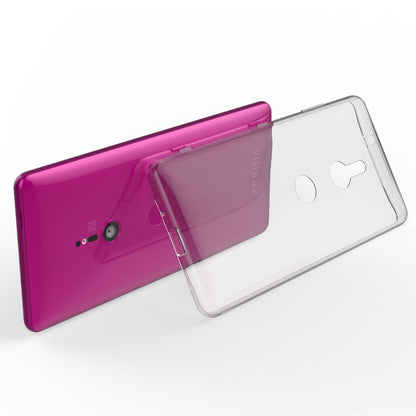 NALIA Transparente Silikonhülle für Sony Xperia XZ3 – Anti-Gelb & Rutschfest – GLAZE (Handyhülle Kristallklar, Schlank & Stoßfest) – Marke aus Berlin