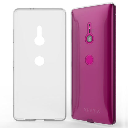 NALIA Transparente Silikonhülle für Sony Xperia XZ3 – Anti-Gelb & Rutschfest – GLAZE (Handyhülle Kristallklar, Schlank & Stoßfest) – Marke aus Berlin