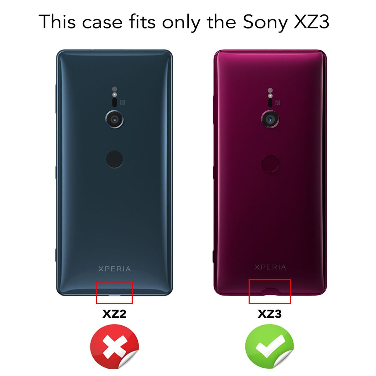 NALIA Transparente Silikonhülle für Sony Xperia XZ3 – Anti-Gelb & Rutschfest – GLAZE (Handyhülle Kristallklar, Schlank & Stoßfest) – Marke aus Berlin