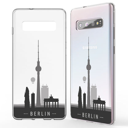 NALIA Hülle kompatibel mit Samsung Galaxy S10, Motiv Handyhülle Slim Silikon Case Cover Schutzhülle Dünn Durchsichtig, Etui Handy-Tasche Backcover Transparent Bumper Skin