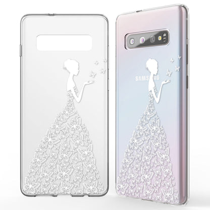 NALIA Hülle kompatibel mit Samsung Galaxy S10, Motiv Handyhülle Slim Silikon Case Cover Schutzhülle Dünn Durchsichtig, Etui Handy-Tasche Backcover Transparent Bumper Skin