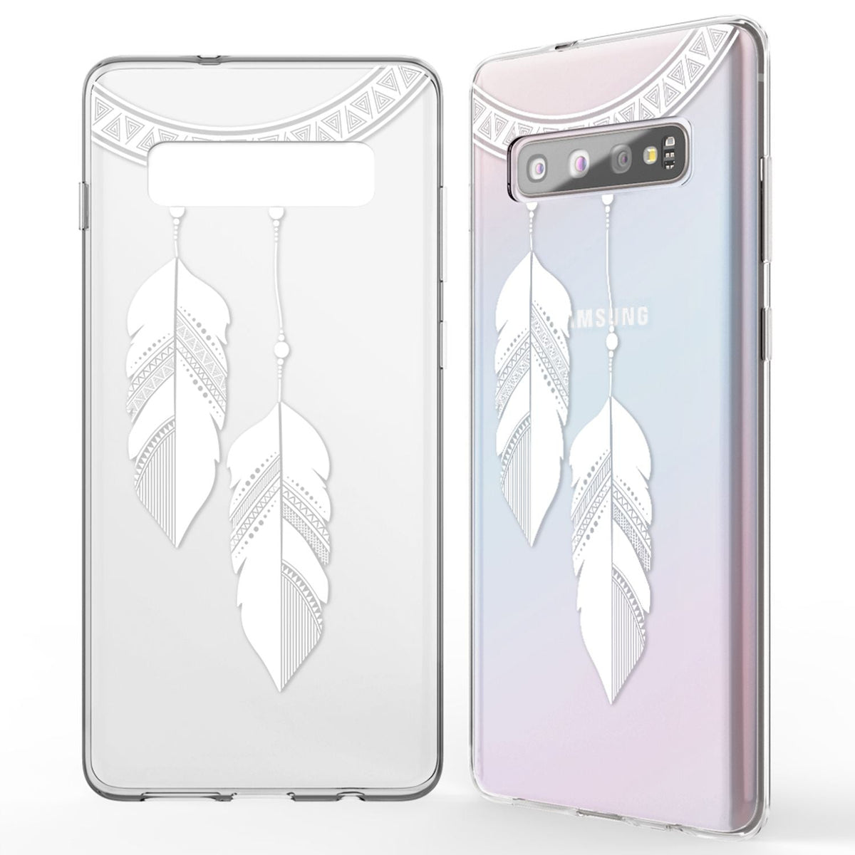 NALIA Hülle kompatibel mit Samsung Galaxy S10, Motiv Handyhülle Slim Silikon Case Cover Schutzhülle Dünn Durchsichtig, Etui Handy-Tasche Backcover Transparent Bumper Skin