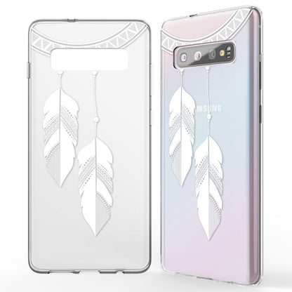 NALIA Hülle kompatibel mit Samsung Galaxy S10, Motiv Handyhülle Slim Silikon Case Cover Schutzhülle Dünn Durchsichtig, Etui Handy-Tasche Backcover Transparent Bumper Skin
