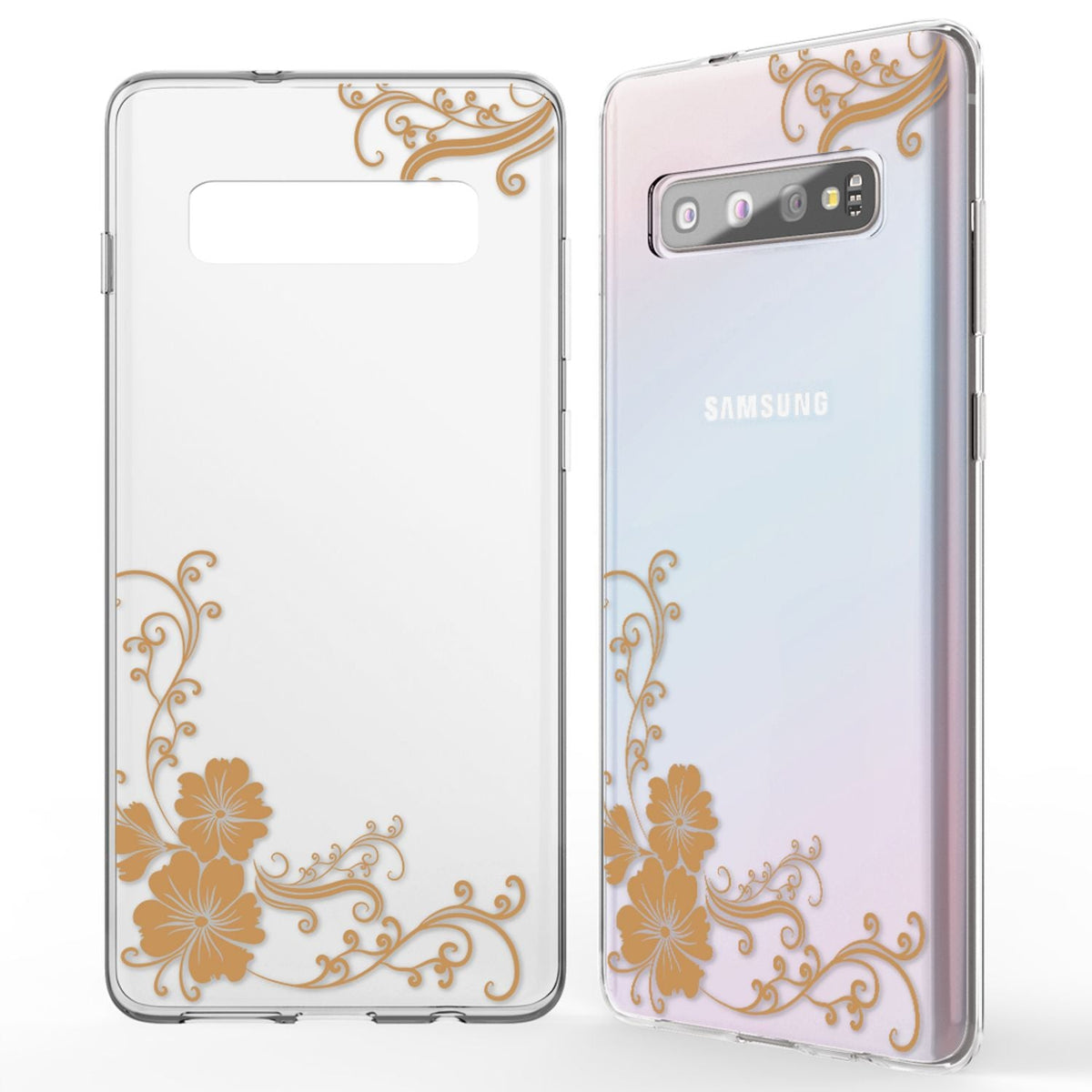 NALIA Hülle kompatibel mit Samsung Galaxy S10, Motiv Handyhülle Slim Silikon Case Cover Schutzhülle Dünn Durchsichtig, Etui Handy-Tasche Backcover Transparent Bumper Skin