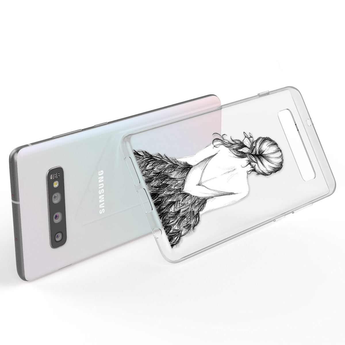 NALIA Hülle kompatibel mit Samsung Galaxy S10, Motiv Handyhülle Slim Silikon Case Cover Schutzhülle Dünn Durchsichtig, Etui Handy-Tasche Backcover Transparent Bumper Skin