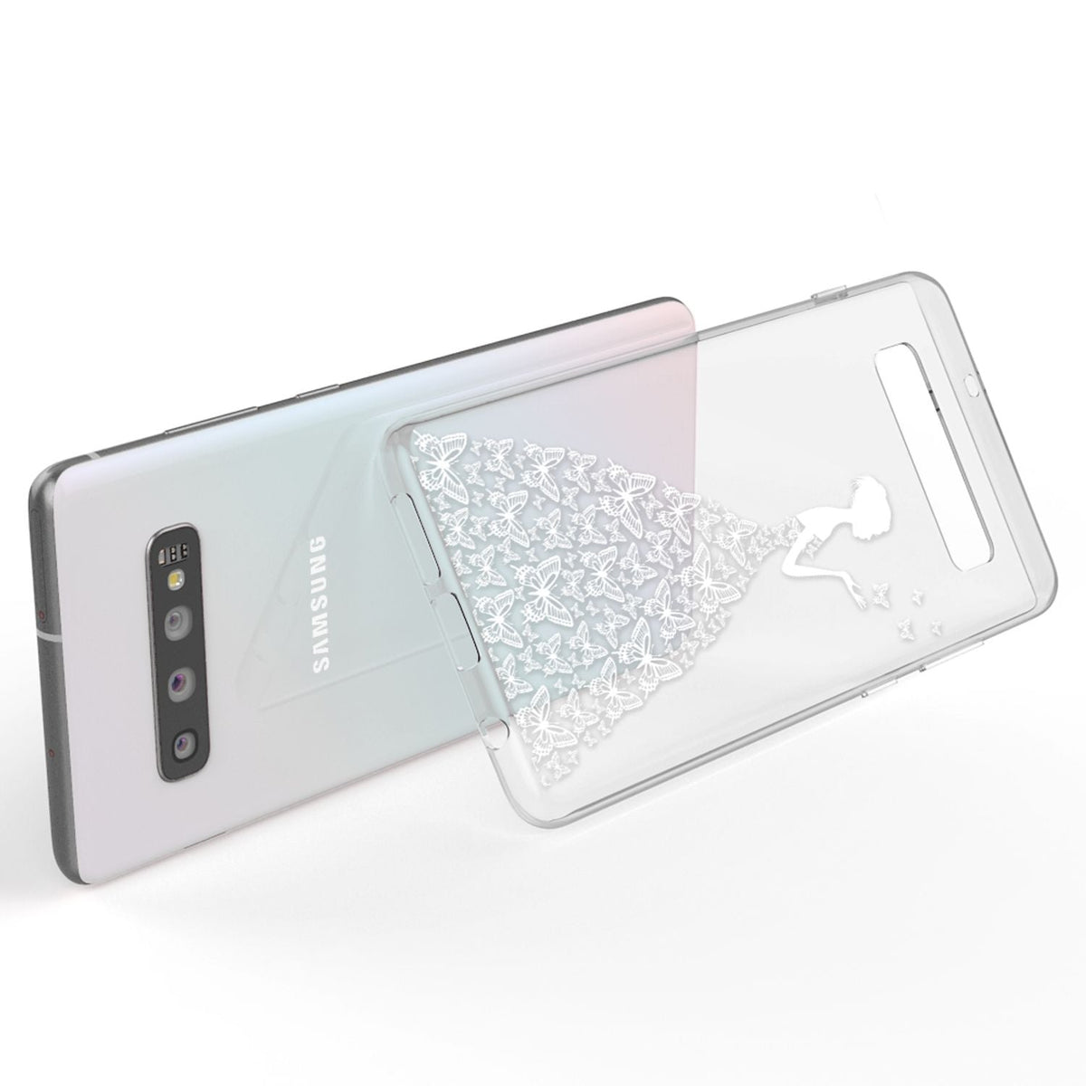 NALIA Hülle kompatibel mit Samsung Galaxy S10, Motiv Handyhülle Slim Silikon Case Cover Schutzhülle Dünn Durchsichtig, Etui Handy-Tasche Backcover Transparent Bumper Skin