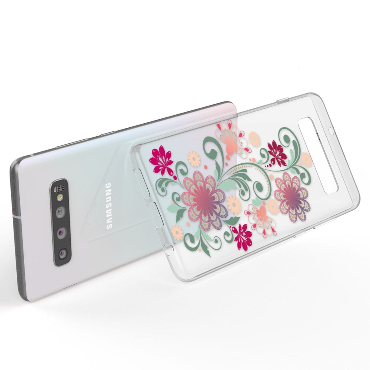 NALIA Hülle kompatibel mit Samsung Galaxy S10, Motiv Handyhülle Slim Silikon Case Cover Schutzhülle Dünn Durchsichtig, Etui Handy-Tasche Backcover Transparent Bumper Skin