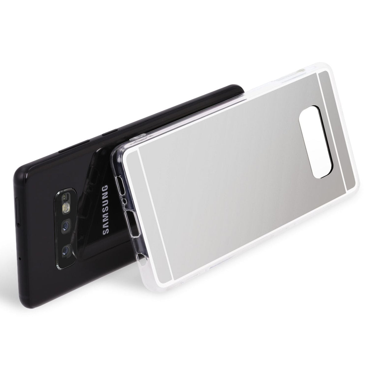 NALIA Spiegel Hülle kompatibel mit Samsung Galaxy S10e, Ultra-Slim Handyhülle Mirror TPU Silikon Case, Schutz-Hülle Dünn Back-Cover Verspiegelt, Handy-Tasche Bumper Smart-Phone Etui