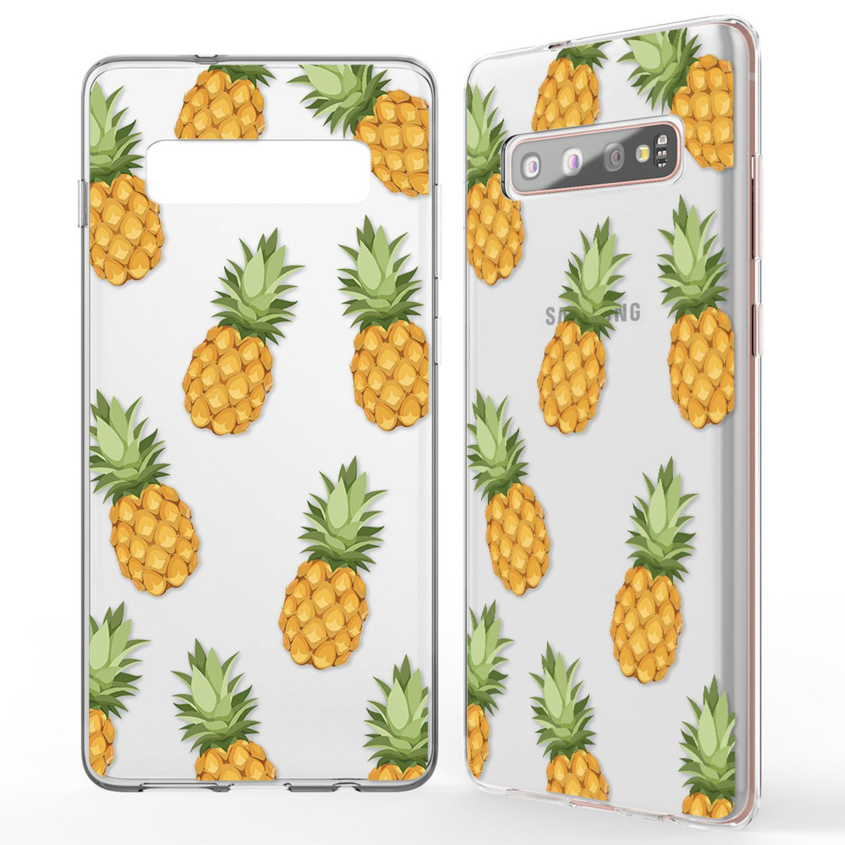 NALIA Handyhülle kompatibel mit Samsung Galaxy S10 Plus, Ultra-Slim Silikon Hülle Motiv Case Cover Crystal Schutzhülle, Durchsichtig Etui Handy-Tasche Backcover Transparent Bumper