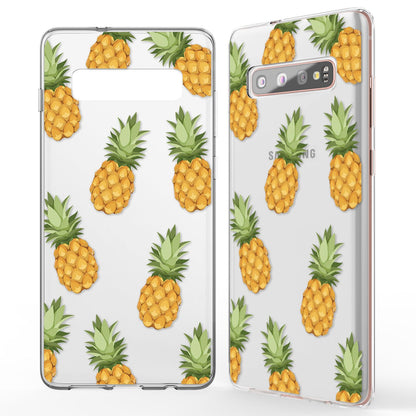 NALIA Handyhülle kompatibel mit Samsung Galaxy S10 Plus, Ultra-Slim Silikon Hülle Motiv Case Cover Crystal Schutzhülle, Durchsichtig Etui Handy-Tasche Backcover Transparent Bumper