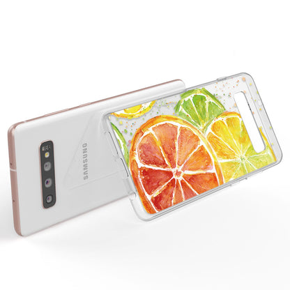 NALIA Handyhülle kompatibel mit Samsung Galaxy S10 Plus, Ultra-Slim Silikon Hülle Motiv Case Cover Crystal Schutzhülle, Durchsichtig Etui Handy-Tasche Backcover Transparent Bumper