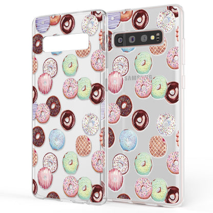 NALIA Handyhülle kompatibel mit Samsung Galaxy S10 Plus, Ultra-Slim Silikon Hülle Motiv Case Cover Crystal Schutzhülle, Durchsichtig Etui Handy-Tasche Backcover Transparent Bumper
