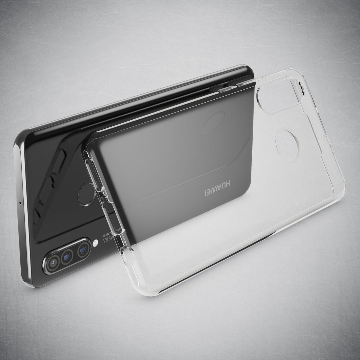 NALIA Transparente Silikonhülle für Huawei P30 Lite – Anti-Gelb & Rutschfest – GLAZE (Handyhülle Kristallklar, Schlank & Stoßfest) – Marke aus Berlin