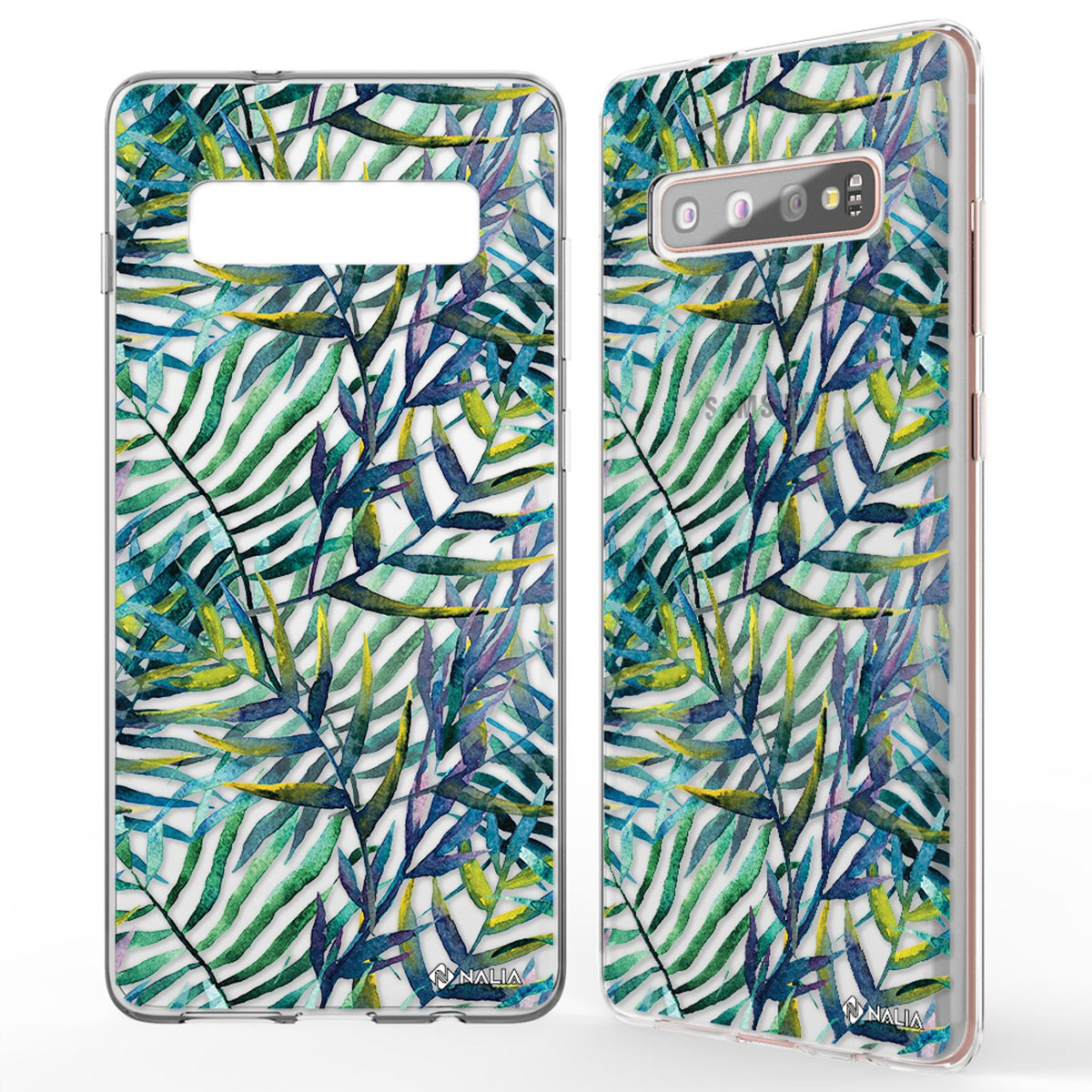 NALIA Handyhülle kompatibel mit Samsung Galaxy S10 Plus, Slim Silikon Hülle Motiv Case Cover Crystal Schutzhülle Durchsichtig Etui Handy-Tasche Backcover Transparent Bumper
