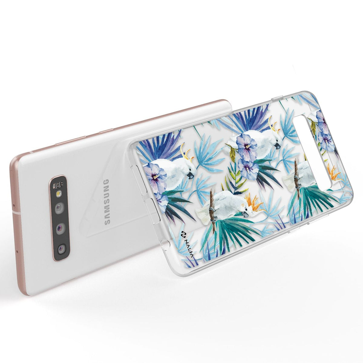 NALIA Handyhülle kompatibel mit Samsung Galaxy S10 Plus, Slim Silikon Hülle Motiv Case Cover Crystal Schutzhülle Durchsichtig Etui Handy-Tasche Backcover Transparent Bumper