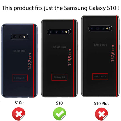 NALIA 360° Hülle für Samsung Galaxy S10 – Vorne & Hinten Schutz – 360GUARD (Full-Body Case) – Marke aus Berlin