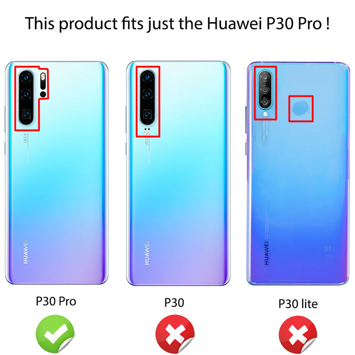 NALIA Hülle kompatibel mit Huawei P30 Pro, Motiv Handyhülle Ultra-Slim Silikon Case Crystal Cover Schutzhülle Durchsichtig, Dünne Handy-Tasche Backcover Transparent Bumper
