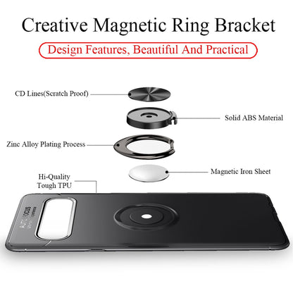 NALIA Ring Hülle kompatibel mit Samsung Galaxy S10 5G, Silikon Handyhülle mit 360 Grad Finger-Halter für magnetische KFZ-Halterung, Schutzhülle Cover Phone Case Handy-Tasche Etui