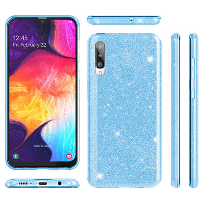 NALIA Glitzer Hülle kompatibel mit Samsung Galaxy A70, Diamant Schutzhülle Glitter Case Bling Cover Silikon Handyhülle Dünn, Ultra-Slim Phone Backcover Handy-Tasche Diamond Bumper Etui