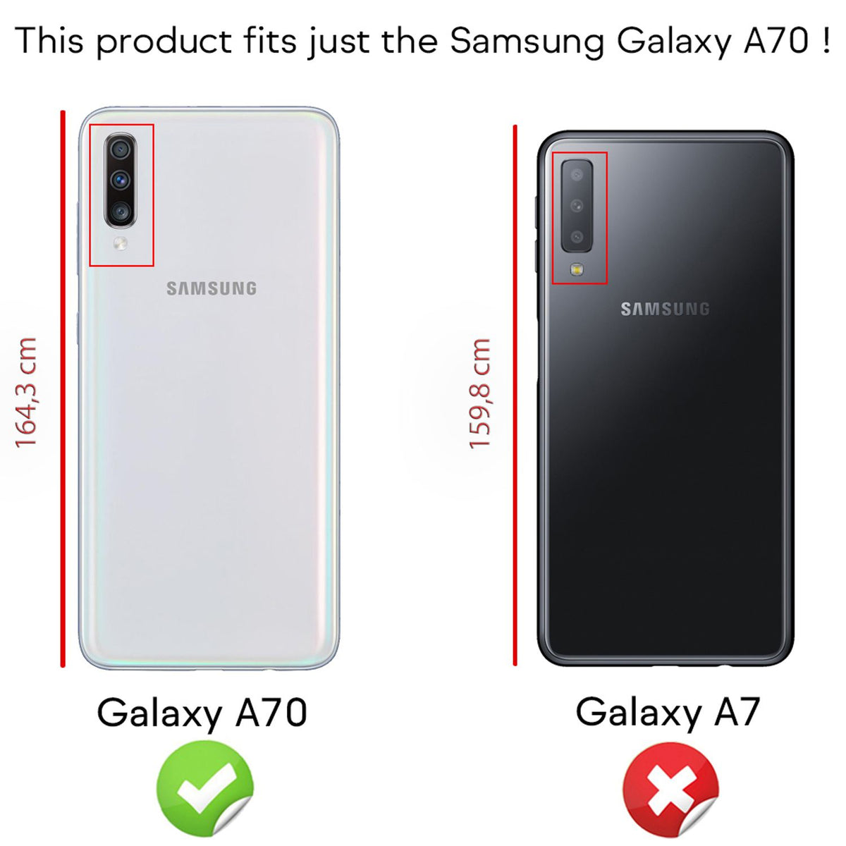 NALIA Ring Hülle kompatibel mit Samsung Galaxy A70, Stoßfeste Handyhülle für magnetische KFZ-Halterung mit 360 Grad Finger-Halter, Schutzhülle mit Silikon Cover Innen & Hardcase Bumper