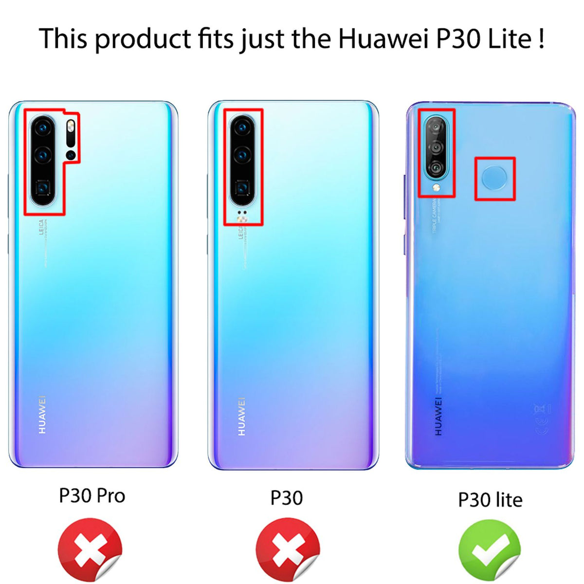 NALIA Panzerhülle für Huawei P30 Lite – Ring-Ständer 360° & Magnet-Halterung Kompatibel – RINGDEFEND (Stoßfestes Outdoor Case) – Marke aus Berlin