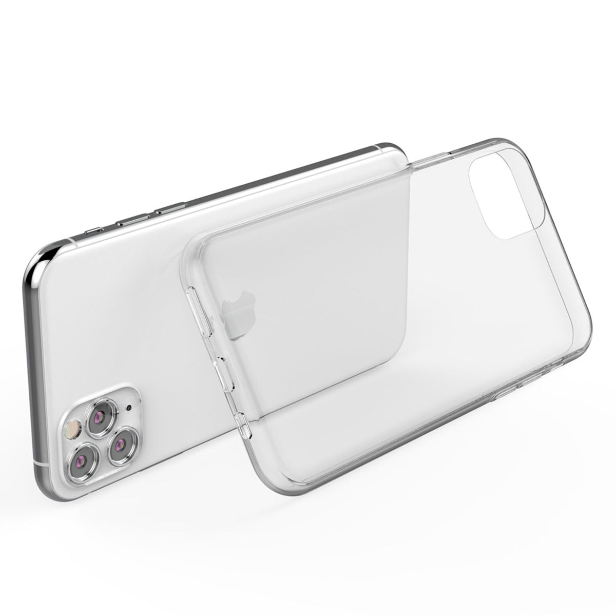 NALIA Transparente Silikonhülle für iPhone 11 Pro – Anti-Gelb & Rutschfest – GLAZE (Handyhülle Kristallklar, Schlank & Stoßfest) – Marke aus Berlin