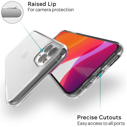 NALIA Transparente Silikonhülle für iPhone 11 Pro – Anti-Gelb & Rutschfest – GLAZE (Handyhülle Kristallklar, Schlank & Stoßfest) – Marke aus Berlin