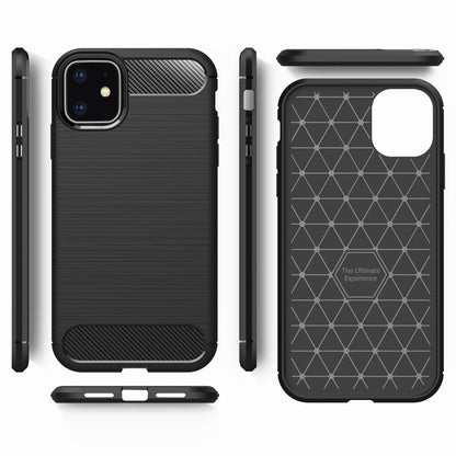 NALIA Design Case kompatibel mit Apple iPhone 11 Hülle, Karbon Optik Stylische Handyhülle Stoßfeste Silikon Schutzhülle, Dünne Handy-Tasche Phone Cover Bumper Soft Skin Etui Kratzfest
