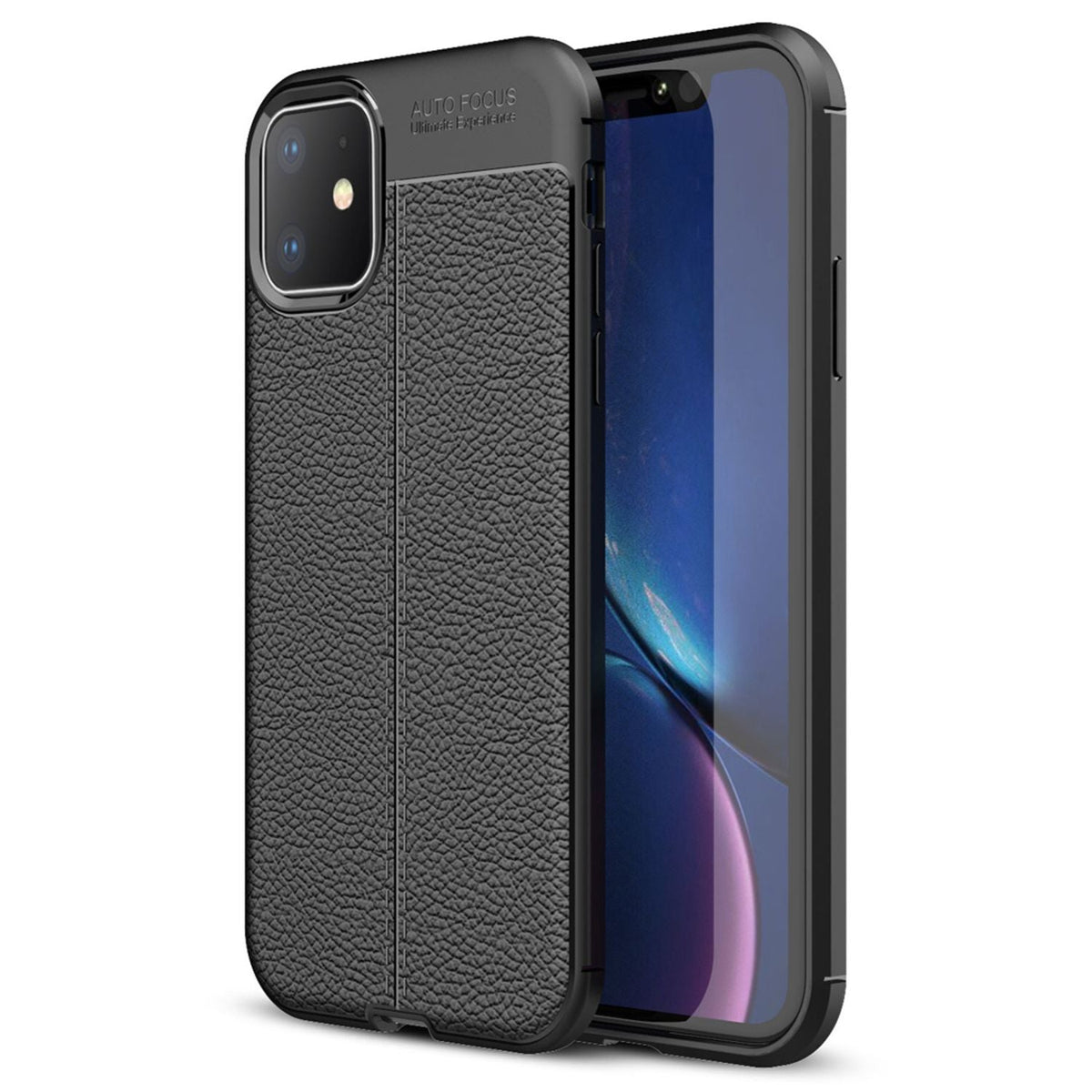 NALIA Leder-Optik Silikon Case für iPhone 11 – Griffig & Matt – BARRON Handyhülle (Anti-Fingerprint, Stoßfest & Robust) – Marke aus Berlin
