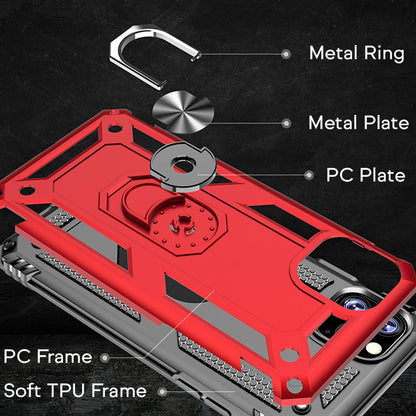 NALIA Panzerhülle für iPhone 11 Pro Max – Ring-Ständer 360° & Magnet-Halterung Kompatibel – RINGDEFEND (Stoßfestes Outdoor Case) – Marke aus Berlin
