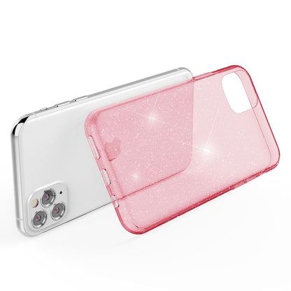 NALIA Glitzerhülle für iPhone 11 Pro Max – Funkelndes Silikon Case – DAZZLIN (Transparent & Stoßfest) – Marke aus Berlin