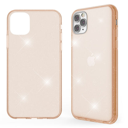 NALIA Glitzerhülle für iPhone 11 Pro Max – Funkelndes Silikon Case – DAZZLIN (Transparent & Stoßfest) – Marke aus Berlin