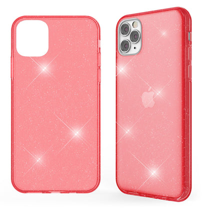NALIA Glitzerhülle für iPhone 11 Pro Max – Funkelndes Silikon Case – DAZZLIN (Transparent & Stoßfest) – Marke aus Berlin