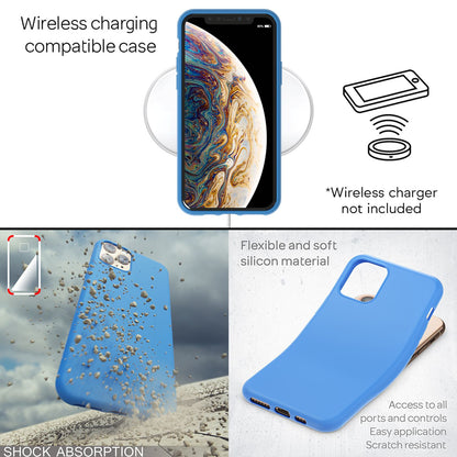 NALIA Neon Silikonhülle für iPhone 11 Pro – Soft-Touch & Signal-Neon – NEONSHOCK (Matte Schutzhülle) – Marke aus Berlin