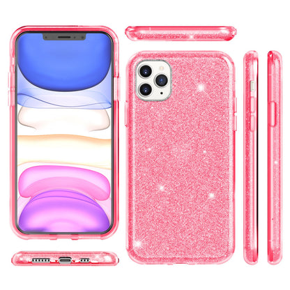 NALIA Glitzerhülle für iPhone 11 Pro – Funkelnder Glitzer-Look & Grip – SHINEPOP (Silikon Case) – Marke aus Berlin