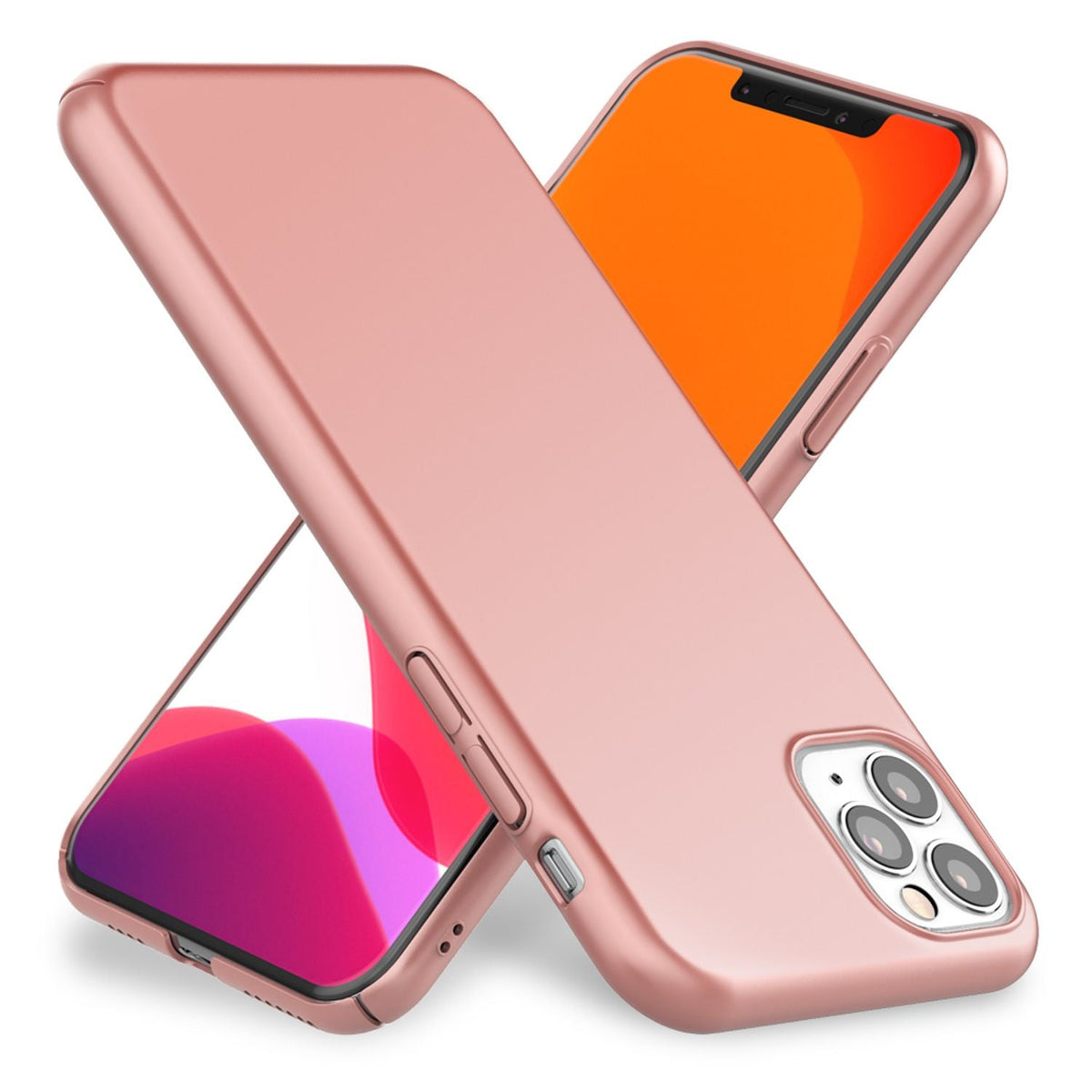 NALIA Hardcase kompatibel mit iPhone 11 Pro, Dünne Schutzhülle Handy-Tasche Hart Cover Matt, Leichte Handyhülle Phone Case Backcover Kunststoff Hülle Bumper Schutz Etui Schale Skin