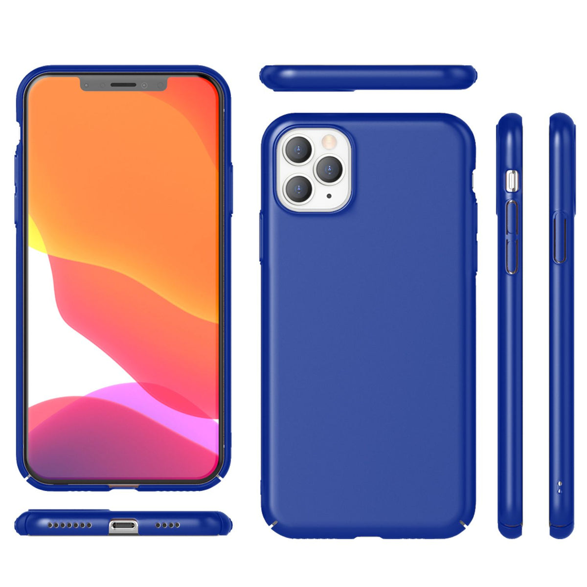 NALIA Hardcase kompatibel mit iPhone 11 Pro, Dünne Schutzhülle Handy-Tasche Hart Cover Matt, Leichte Handyhülle Phone Case Backcover Kunststoff Hülle Bumper Schutz Etui Schale Skin