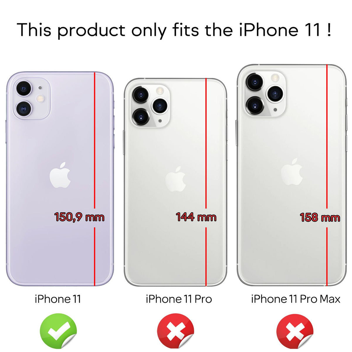 NALIA Hartglas Case kompatibel mit iPhone 11 Hülle, Durchsichtiges Hardcase aus 9H Tempered Glass mit Silikon Bumper, Stoßfeste & Kratzfeste Handyhülle Cover Schutzhülle - Transparent