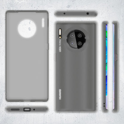 NALIA Silikonhülle kompatibel mit Huawei Mate 30 Pro Hülle, Dünne Durchsichtige Handyhülle Ultra-Slim Phone Case Cover, Weiche TPU Gummi Schutzhülle Silikon Handy-Tasche Soft Bumper
