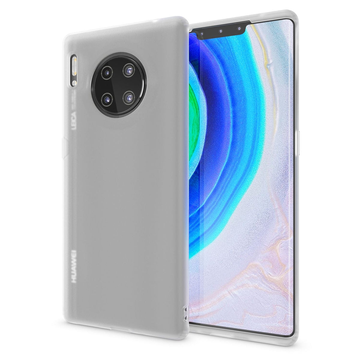 NALIA Silikonhülle kompatibel mit Huawei Mate 30 Pro Hülle, Dünne Durchsichtige Handyhülle Ultra-Slim Phone Case Cover, Weiche TPU Gummi Schutzhülle Silikon Handy-Tasche Soft Bumper