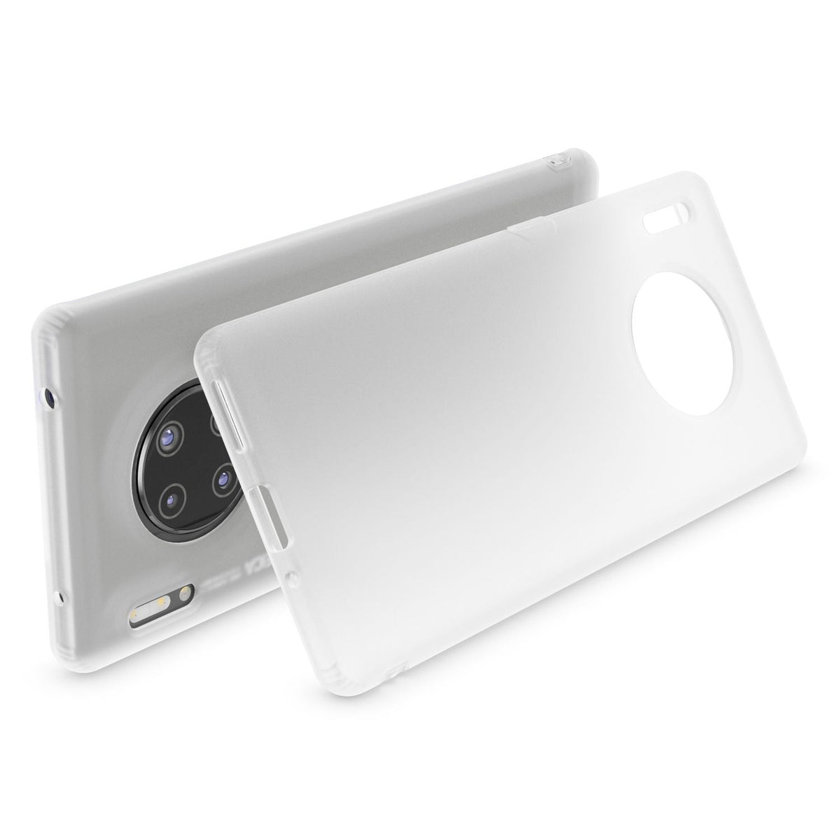 NALIA Silikonhülle kompatibel mit Huawei Mate 30 Pro Hülle, Dünne Durchsichtige Handyhülle Ultra-Slim Phone Case Cover, Weiche TPU Gummi Schutzhülle Silikon Handy-Tasche Soft Bumper