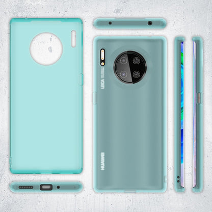NALIA Silikonhülle kompatibel mit Huawei Mate 30 Pro Hülle, Dünne Durchsichtige Handyhülle Ultra-Slim Phone Case Cover, Weiche TPU Gummi Schutzhülle Silikon Handy-Tasche Soft Bumper