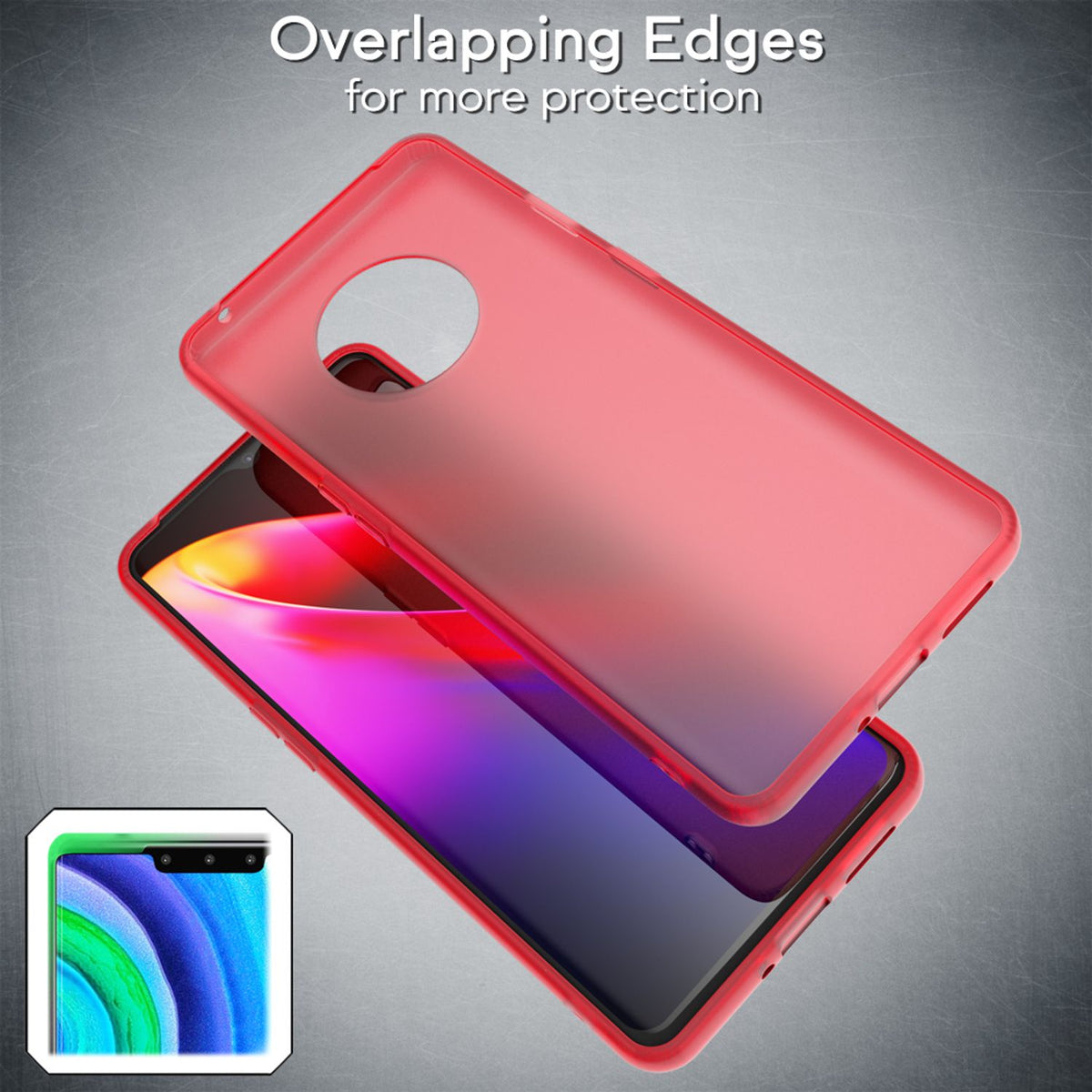 NALIA Silikonhülle kompatibel mit Huawei Mate 30 Pro Hülle, Dünne Durchsichtige Handyhülle Ultra-Slim Phone Case Cover, Weiche TPU Gummi Schutzhülle Silikon Handy-Tasche Soft Bumper