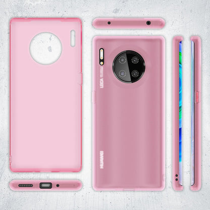 NALIA Silikonhülle kompatibel mit Huawei Mate 30 Pro Hülle, Dünne Durchsichtige Handyhülle Ultra-Slim Phone Case Cover, Weiche TPU Gummi Schutzhülle Silikon Handy-Tasche Soft Bumper